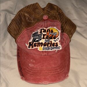 Simply Southern Pink and Brown Distressed Cap